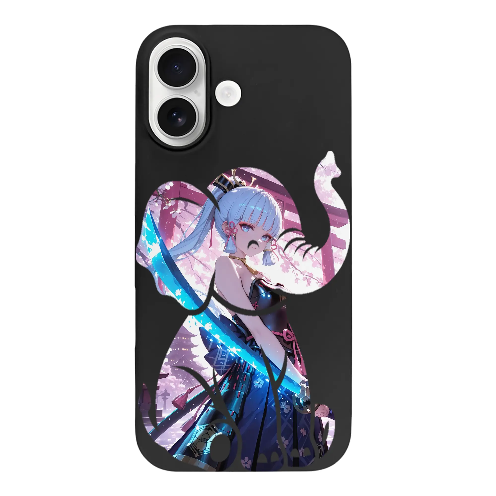 原 神 グッズ 神里綾華 - iPhone 17 シリーズ シリコンケース 薄型 耐衝撃 指紋防止 ソフトタッチカバー 精密フィット 傷防止 保護ケース iPhone 17/17 Air/17 Pro/17 Pro Max 対応